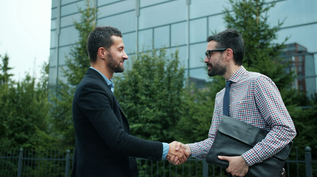successful business handshake