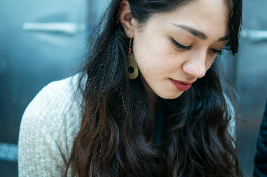 woman nodding while listening