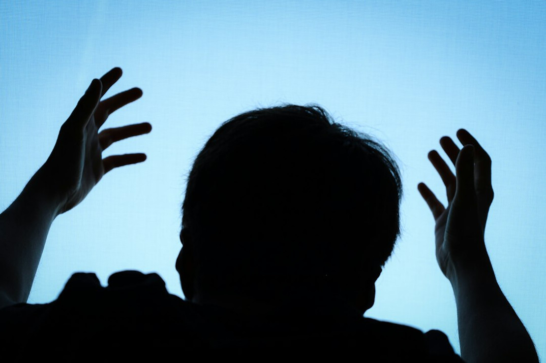 person overcoming fear
